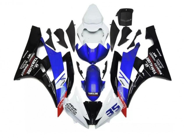Blau Weiß 06-07 YZF R6 Motorrad Verkleidungen Blau Weiß 06-07 YZF R6 Motorrad Verkleidungen