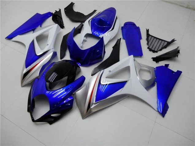 Blau Weiß 07-08 GSXR 1000 Motorrad Verkleidungen Blau Weiß 07-08 GSXR 1000 Motorrad Verkleidungen