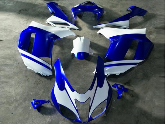 Blau Weiß 07-08 ZX6R Motorrad Verkleidung Blau Weiß 07-08 ZX6R Motorrad Verkleidung
