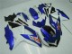 Blau Weiß 08-10 GSXR 600/750 Motorrad Vollverkleidung Blau Weiß 08-10 GSXR 600/750 Motorrad Vollverkleidung