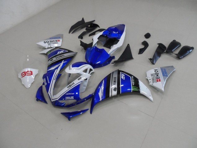 Blau Weiß 09-11 YZF R1 Motorrad Vollverkleidung Blau Weiß 09-11 YZF R1 Motorrad Vollverkleidung