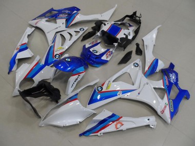 Blau Weiß 09-14 S1000RR Motorrad Vollverkleidung