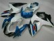 Blau Weiß 09-16 GSXR 1000 Motor Verkleidung Blau Weiß 09-16 GSXR 1000 Motor Verkleidung