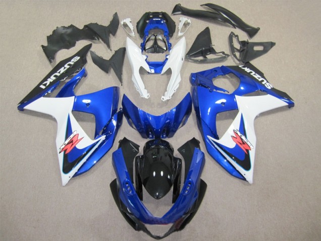Blau Weiß 09-16 GSXR 1000 Motorrad Vollverkleidung Blau Weiß 09-16 GSXR 1000 Motorrad Vollverkleidung