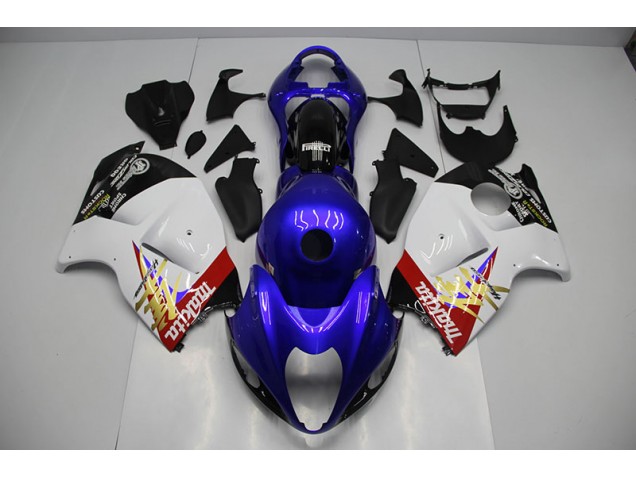 Blau Weiß 96-07 GSXR 1300 Hayabusa Motorrad Verkleidungen Blau Weiß 96-07 GSXR 1300 Hayabusa Motorrad Verkleidungen