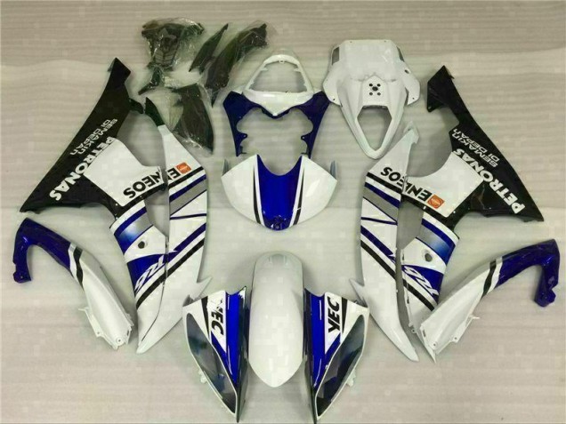 Blau Weiß Blau Weiß ENEOS 08-16 YZF R6 Motorrad Verkleidungen Blau Weiß Blau Weiß ENEOS 08-16 YZF R6 Motorrad Verkleidungen