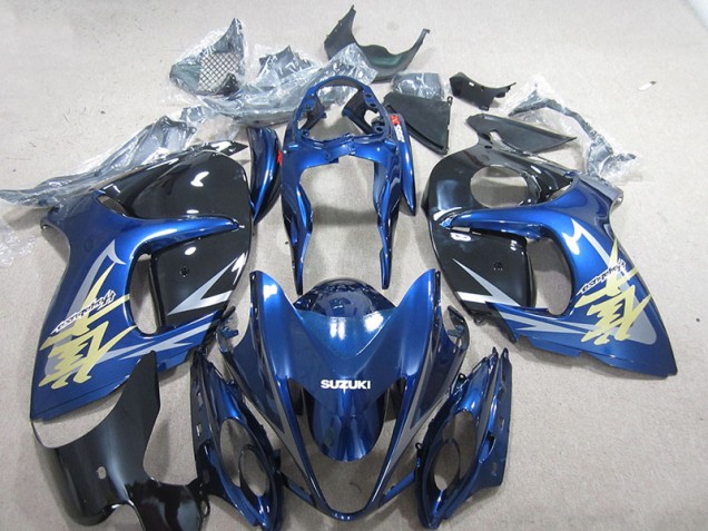 Blau Weiß Gold Aufkleber 08-19 GSXR 1300 Hayabusa Motorrad Verkleidung Blau Weiß Gold Aufkleber 08-19 GSXR 1300 Hayabusa Motorrad Verkleidung