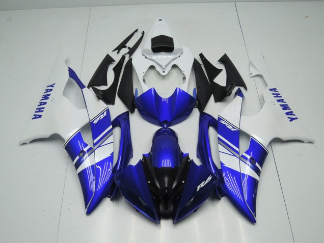 Blau Weiß OEM Stil 08-16 YZF R6 Motorrad Verkleidung Blau Weiß OEM Stil 08-16 YZF R6 Motorrad Verkleidung