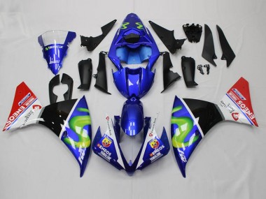 Blau Weiß Schwarz Rot 12-14 YZF R1 Motorrad Verkleidung