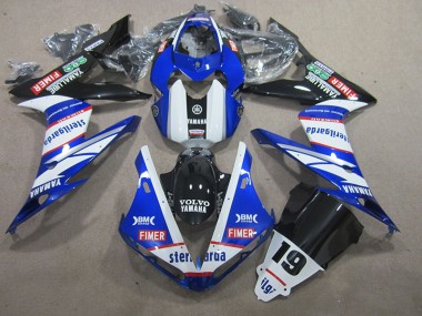 Blau Weiß Volvo Sterilgarda 19 04-06 YZF R1 Motorrad Verkleidung