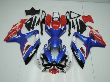 Blau und Rot 09-16 GSXR 1000 Motorrad Verkleidung