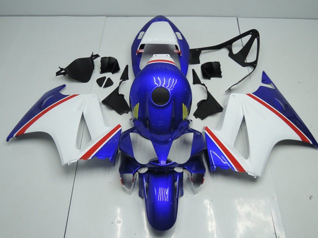 Blau und Weiß 02-13 VFR800 Motorrad Verkleidung