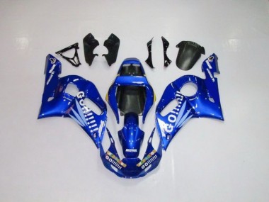 Blau weiße Go Motul 98-02 YZF R6 Motorrad Verkleidung