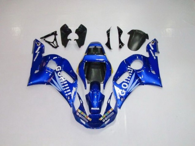 Blau weiße Go Motul 98-02 YZF R6 Motorrad Verkleidung