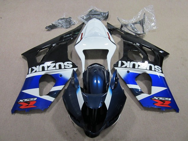 Blau weißer Aufkleber 03-04 GSXR 1000 Motorrad Verkleidungen Blau weißer Aufkleber 03-04 GSXR 1000 Motorrad Verkleidungen