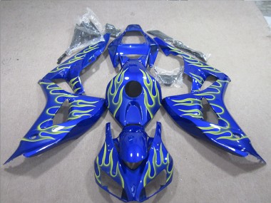 Blaugrüne Flamme 06-07 CBR1000RR Motorrad Verkleidung