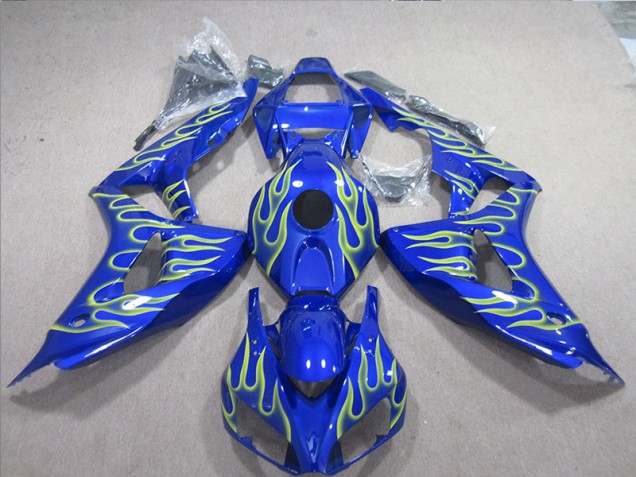Blaugrüne Flamme 06-07 CBR1000RR Motorrad Verkleidung