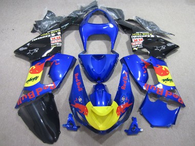Blaur Rot Bull Ninja 05-06 ZX6R Motorrad Verkleidung