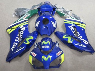 Blaus Movistar Castrol 04-05 CBR1000RR Motorrad Verkleidung