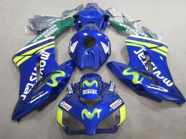 Blaus Movistar Castrol 04-05 CBR1000RR Motorrad Verkleidung