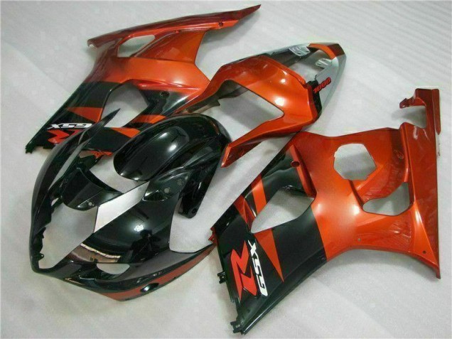 Braun Schwarz 03-04 GSXR 1000 Motorrad Verkleidung Braun Schwarz 03-04 GSXR 1000 Motorrad Verkleidung