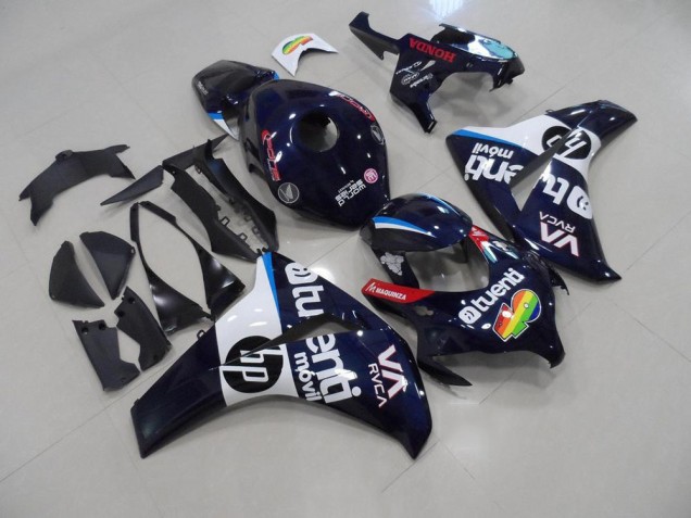 Dunkel blau HP 08-11 CBR1000RR Motorrad Verkleidung Dunkel blau HP 08-11 CBR1000RR Motorrad Verkleidung