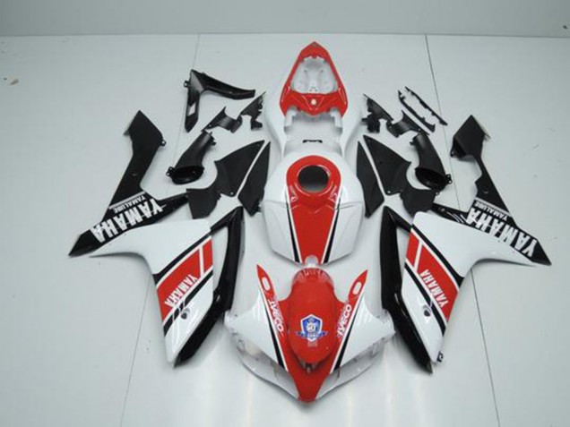 Fabrik Rot Weiß 07-08 YZF R1 Motorrad Verkleidung