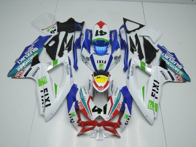 Fixi Hellblau 09-16 GSXR 1000 Motorrad Verkleidung Fixi Hellblau 09-16 GSXR 1000 Motorrad Verkleidung