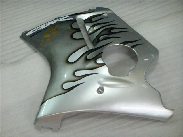 Flamme Silber grau 96-07 CBR1100XX Motorrad Verkleidung