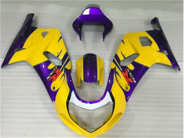 Gelb 01-03 GSXR 600/750 Motorrad Verkleidung