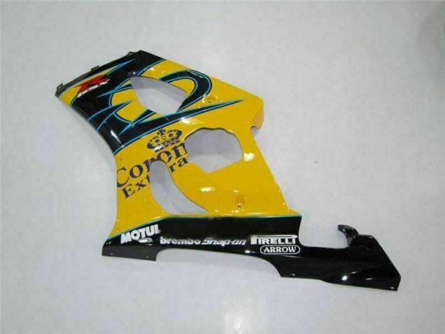 Gelb 03-04 GSXR 1000 Motorrad Verkleidung Gelb 03-04 GSXR 1000 Motorrad Verkleidung