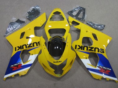 Gelb Blau 04-05 GSXR 600 Motorrad Verkleidung
