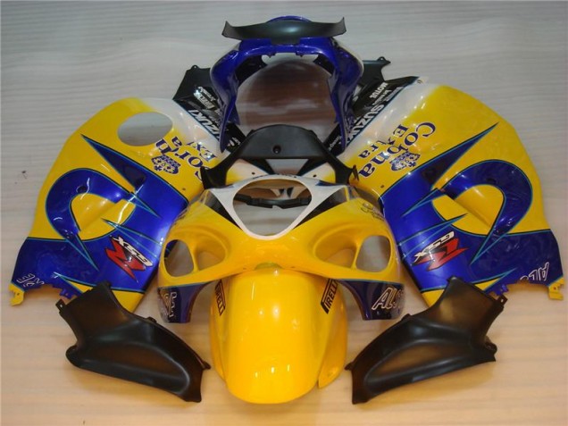 Gelb Blau 96-07 GSXR 1300 Hayabusa Motorrad Verkleidung