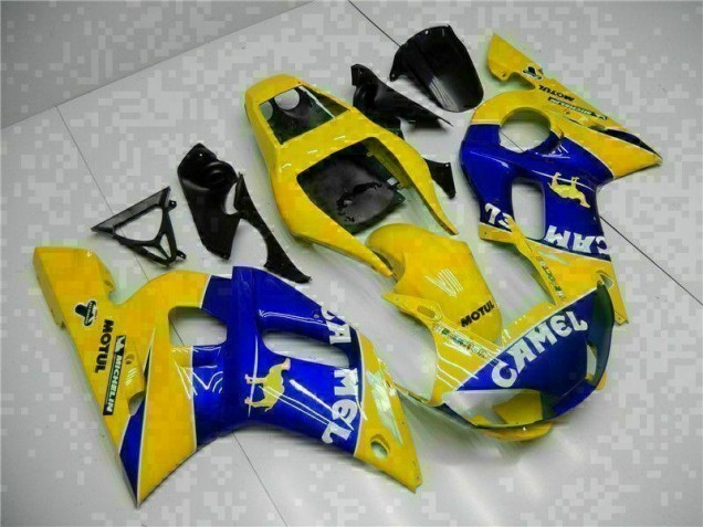 Gelb Blau 98-02 YZF R6 Motorrad Verkleidungen Gelb Blau 98-02 YZF R6 Motorrad Verkleidungen