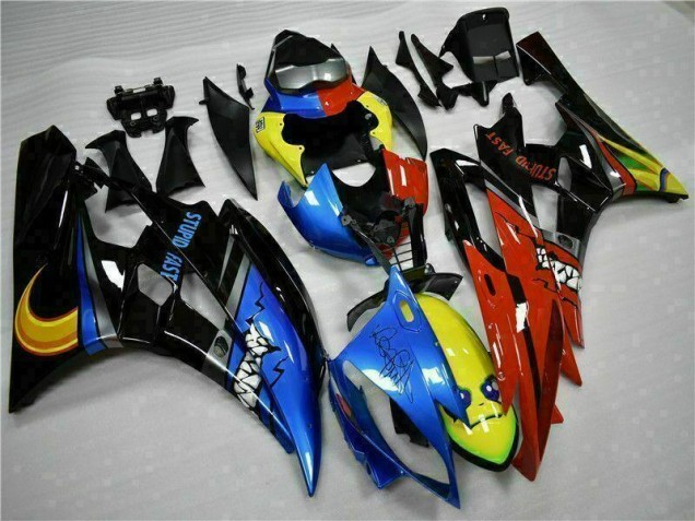 Gelb Blau Rot 06-07 YZF R6 Motorrad Verkleidung Gelb Blau Rot 06-07 YZF R6 Motorrad Verkleidung