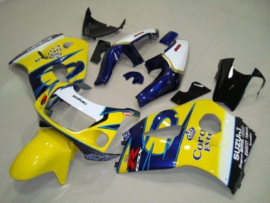 Gelb Corona 96-00 GSXR 600 Motorrad Verkleidung
