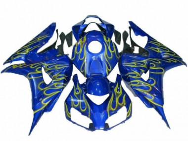 Gelb Flamme Blau 06-07 CBR1000RR Motorrad Verkleidung