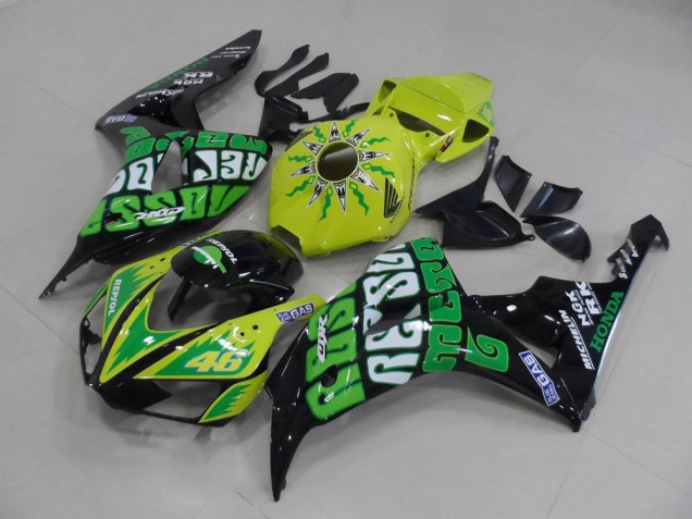 Gelb Grün Rossi 06-07 CBR1000RR Motorrad Verkleidung Gelb Grün Rossi 06-07 CBR1000RR Motorrad Verkleidung