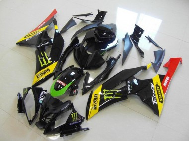 Gelb Monster 08-16 YZF R6 Motorrad Verkleidung