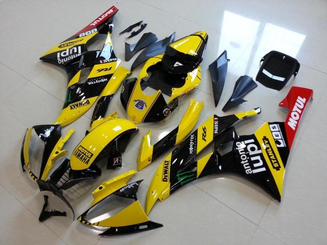 Gelb Monster Lupi 06-07 YZF R6 Motorrad Verkleidung Gelb Monster Lupi 06-07 YZF R6 Motorrad Verkleidung