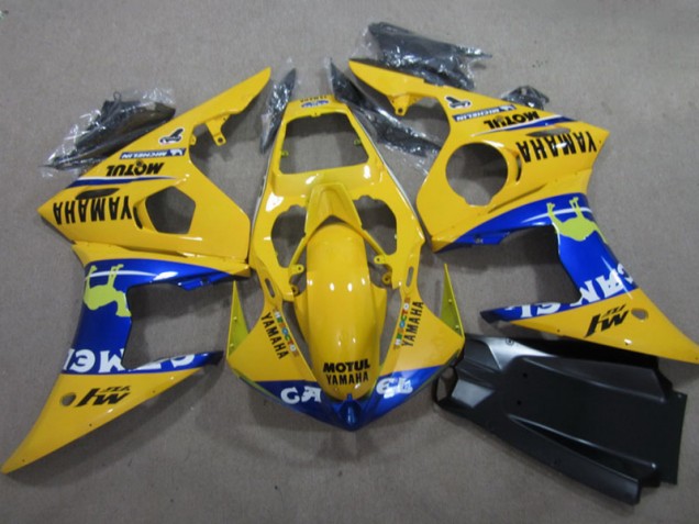 Gelb Motul 03-05 YZF R6 Motorrad Verkleidung