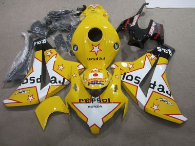 Gelb Repsol HRC 08-11 CBR1000RR Motorrad Verkleidung
