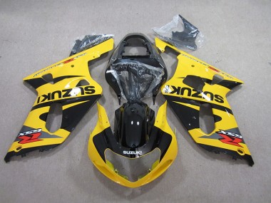 Gelb Schwarz 01-03 GSXR 600 Motorrad Verkleidung