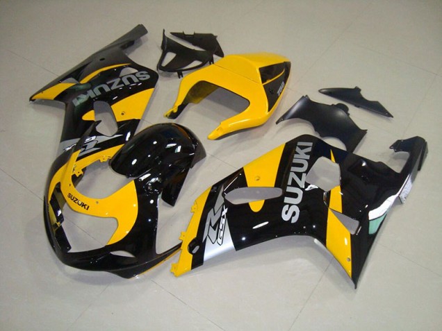 Gelb Schwarz 01-03 GSXR 750 Motorrad Verkleidung Gelb Schwarz 01-03 GSXR 750 Motorrad Verkleidung