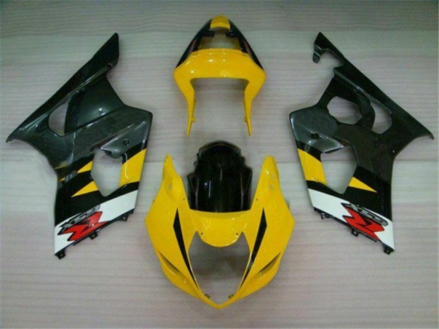 Gelb Schwarz 03-04 GSXR 1000 Motorrad Verkleidung