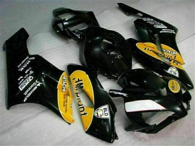 Gelb Schwarz 04-05 CBR1000RR Motorrad Verkleidung