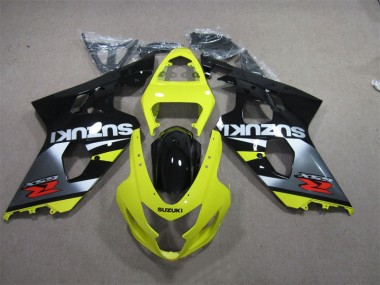 Gelb Schwarz 04-05 GSXR 600 Motorrad Verkleidung