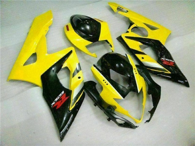 Gelb Schwarz 05-06 GSXR 1000 Motorrad Verkleidungen Gelb Schwarz 05-06 GSXR 1000 Motorrad Verkleidungen