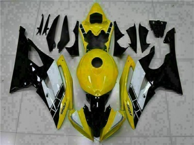 Gelb Schwarz 08-16 YZF R6 Motorrad Vollverkleidung