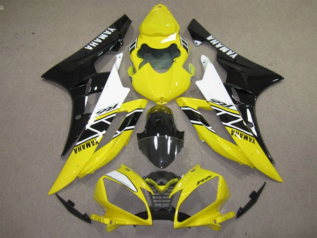 Gelb Schwarz Aufkleber 06-07 YZF R6 Motorrad Verkleidung Gelb Schwarz Aufkleber 06-07 YZF R6 Motorrad Verkleidung